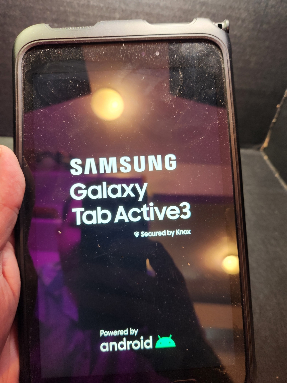 Samsung Galaxy Tab Active3 Black with Rugged Protective Case